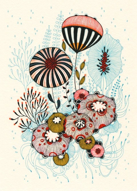 Floret II - 5x7- Print