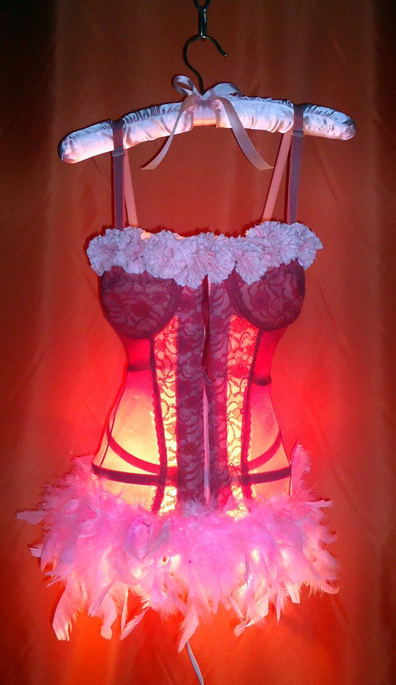 Crystal Pam - A Hand Made Tramp Lamp