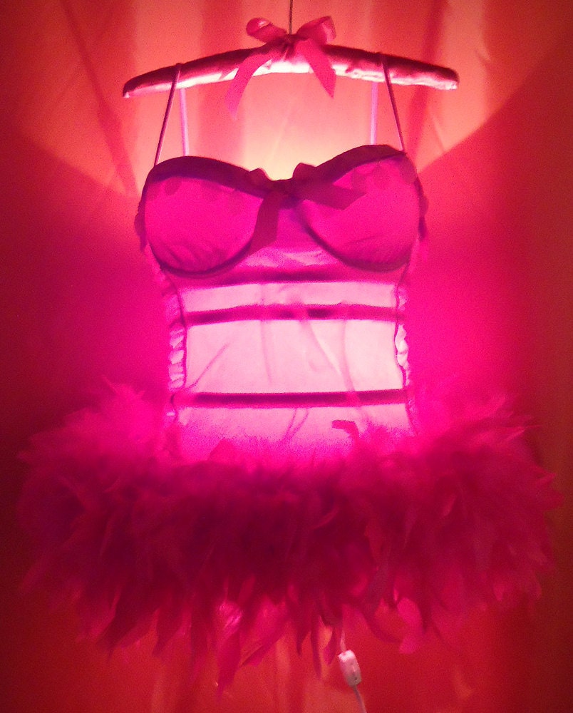 Pinkie Lou Lou - A Hand Made Tramp Lamp