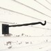Wall Hook, Metal Wall Hook, Steel Wall Hook, Iron Wall Hook, Lantern Hook, Lantern Holder, Industrial Chic, Forged Iron