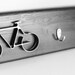 Key Hook Rack Metal Bike Art Sculpture Bike Wall Hanging Organizer for Home Office Dorm Room Modern Black & Silver