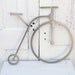 Metal Wall Art Bike Sculpture Penny Farthing Bicycle Wall Hanging Home Office Children Modern Industrial 23 x 28