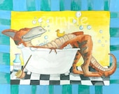 Dinosaur Kids Wall Art Nursery Print 8x10
