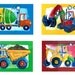 Construction Art Prints, Set of Four 8x10