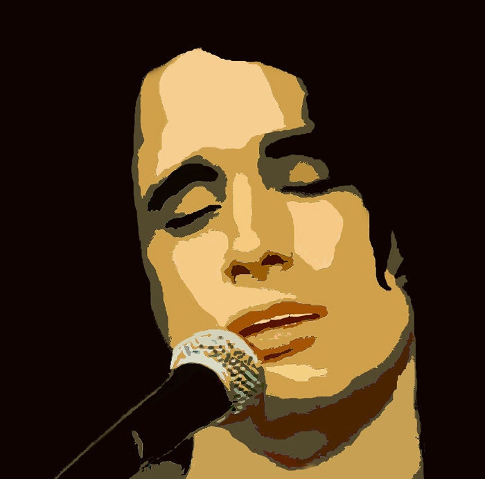 LAST GOODBYE Jeff Buckley Pop Art 11x14 Art Print in White Matting