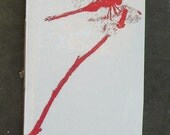 Red Dragonfly Art Journal hand stitched