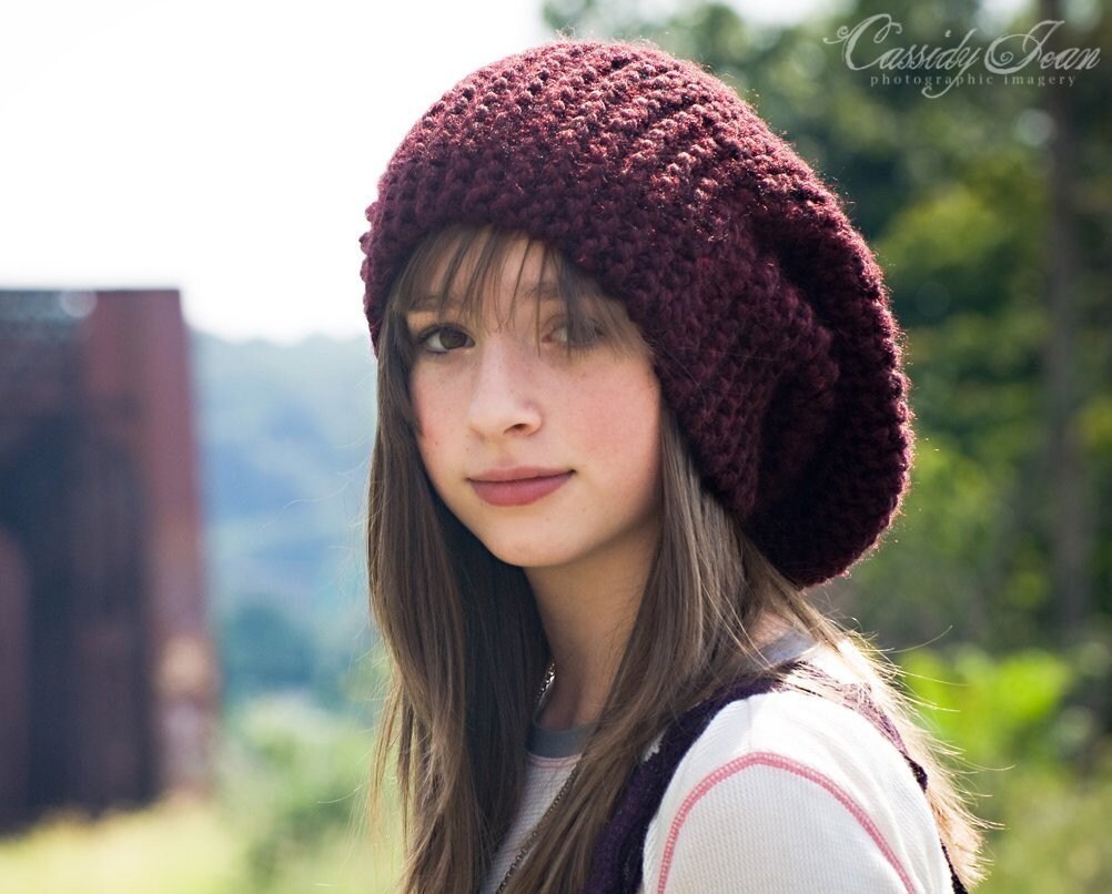 Knit Slouchy Hat