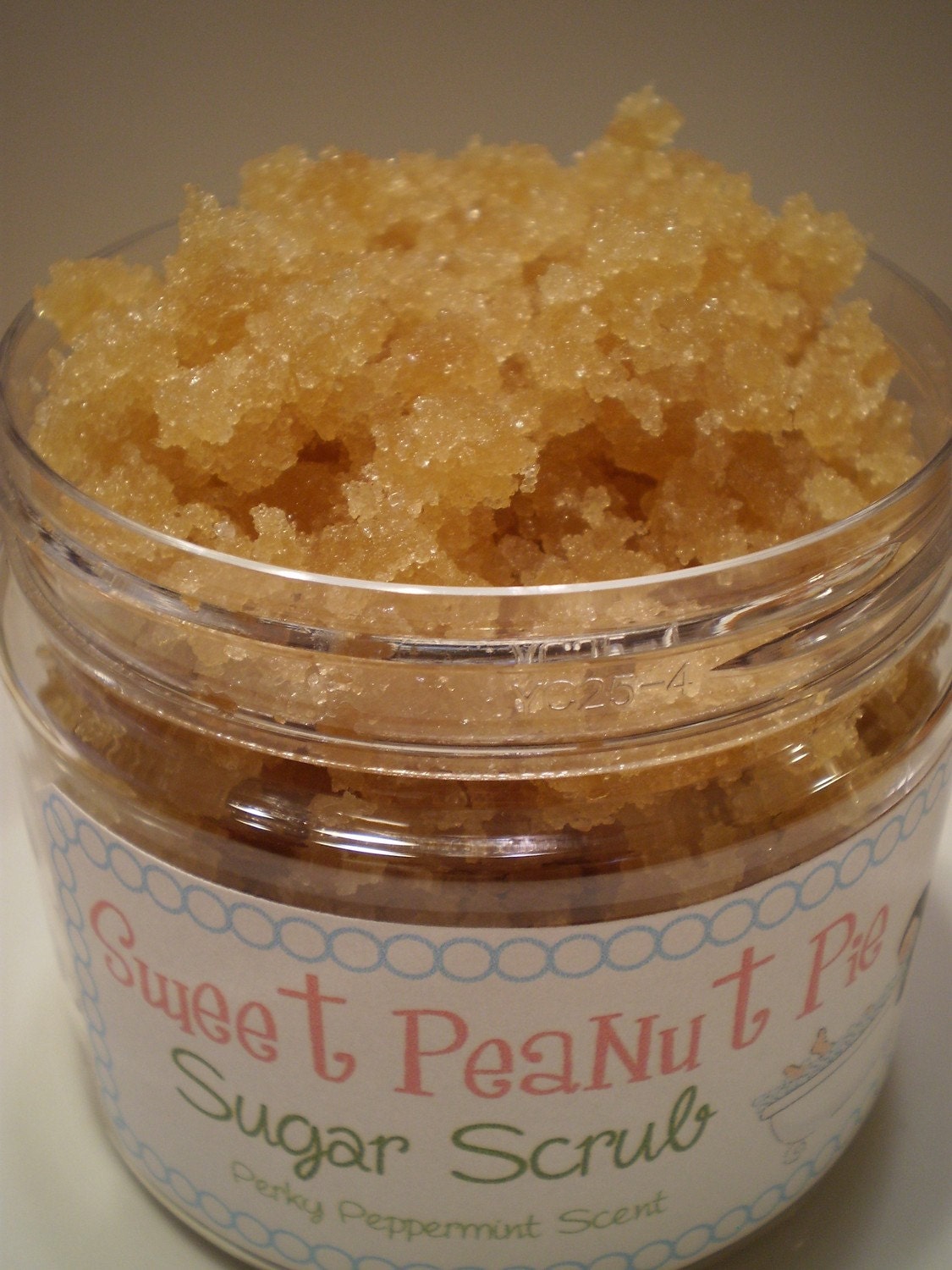 All natural Perky Peppermint Sugar Scrub 6 oz size