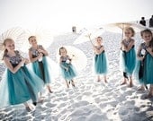 Beach Wedding Flower Girl 10 12