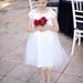 Flower Girl Dress .  Walk in the Clouds