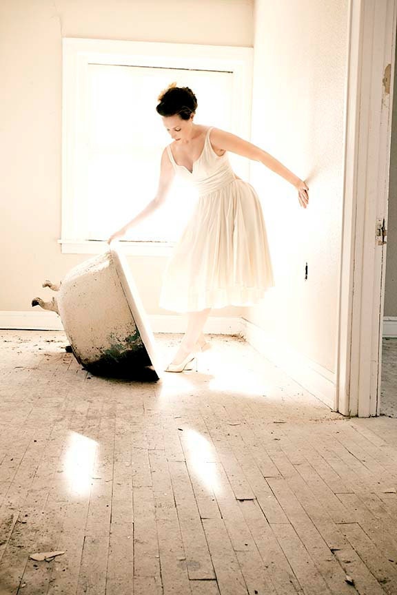 Cypress Eco Wedding Gown, Detachable Underskirt- Short and Long in One