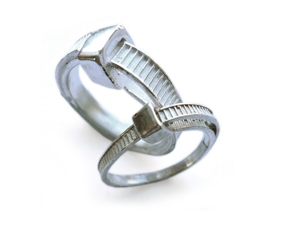 Items similar to zip tie wedding rings on Etsy