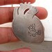 Anatomical Heart Sterling Silver Necklace Made To Order