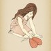HEALING - giclee art print illustration poster ( mending a broken heart ) ink drawing