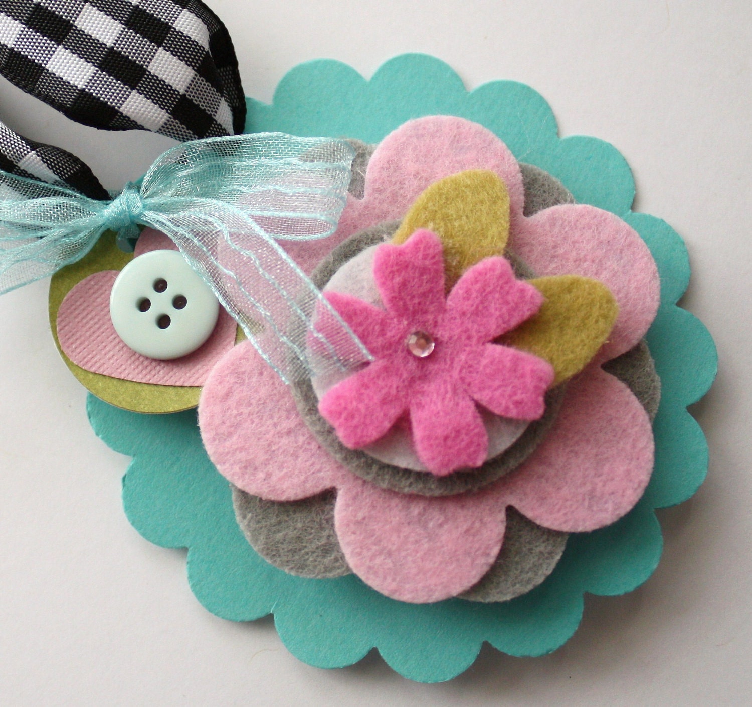 Girls Felt Hair Bow Clips