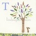 Alphabet Nursery Art Print Letter T as in Tree