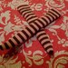 DAL Socks - Light Pink And Brown Stripes