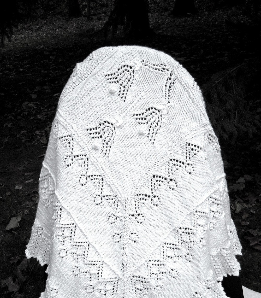 White Christmas  Baby Blanket Afghan