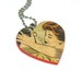 Comic Book Romantic Jewelry  I Love You Romance Necklace