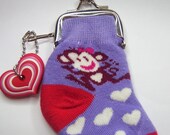 sock money sock coin purse