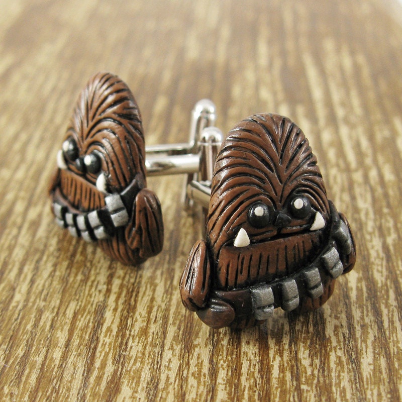 Chewbacca Inspired Cufflinks