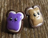 Peanut Butter & Jelly Earring Studs