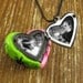 Zombie Heart Locket Necklace