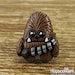 Wookiee Inspired Polymer Clay Adjustable Ring