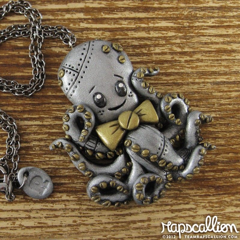Steampunk Octopus Necklace