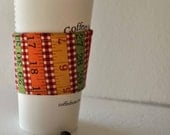 Fabric Coffee Sleeve Ruler