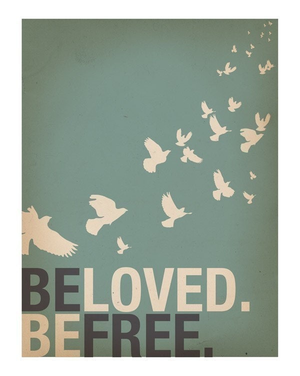 BeLoved (blue) print