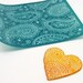 Paisley Texture Stencil for Polymer clay and Crafts