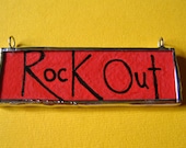 Rock Out Double sided Pendant