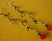 In the Garden - Rose Earrings