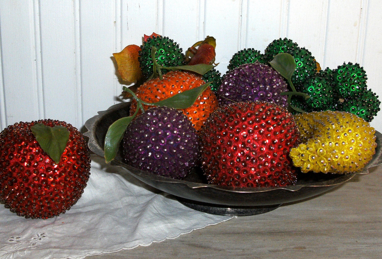 Vintage Beaded Fruit 33
