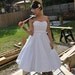 Stretch Cotton Sweetheart Wedding "Tesoro" Dress-----------------No Boning or padding