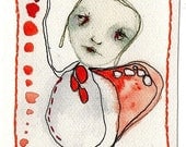 Reproduction ACEO...Stitched....."T27"