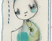 Reproduction ACEO...Stitched....."T21"
