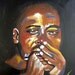 Blues Harmonica Player Jazz Giclee Art Print