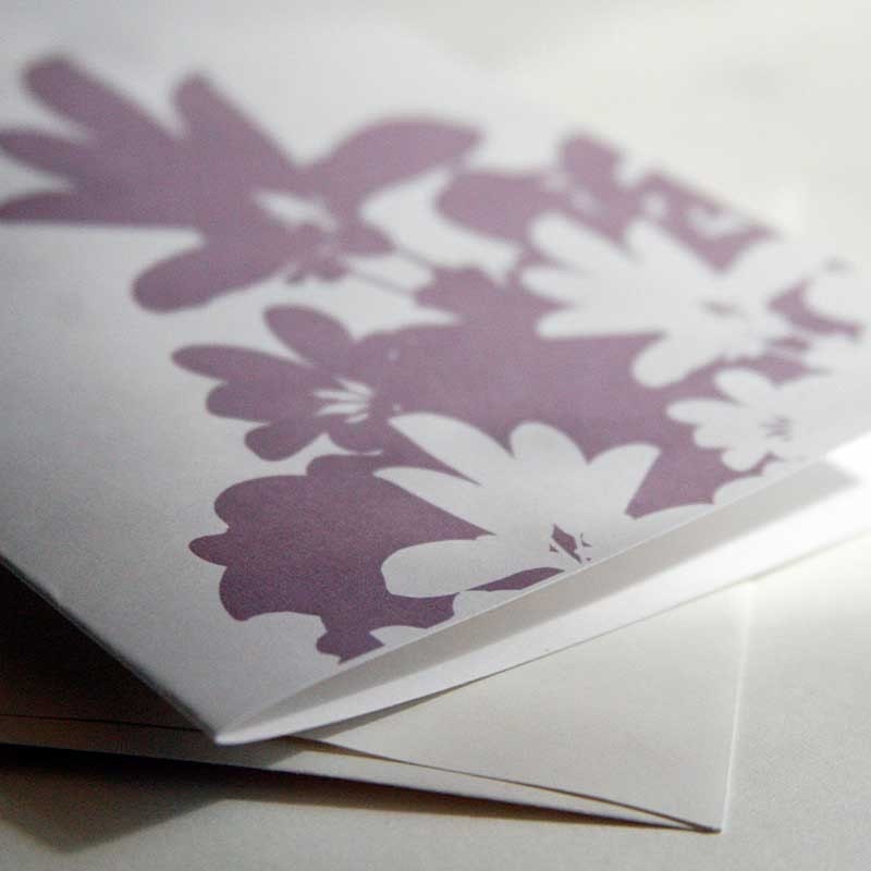 Garden Cards (set of 6) - Lilac