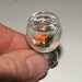 Fabulously fishy GOLDFISH BOWL RING