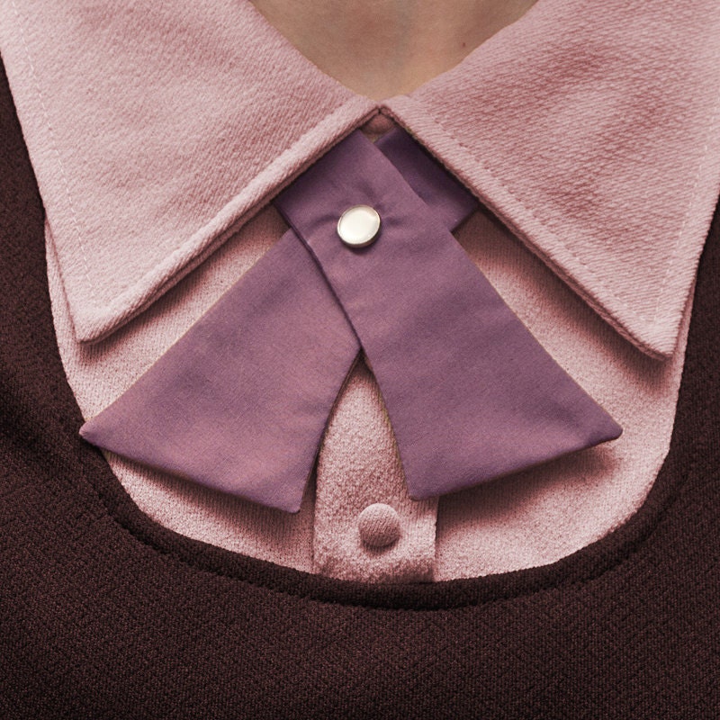 Womens Neck Tie - Purple