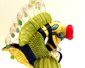 Teapot Ceramic Fish Decorative Goldie the Goldbar Wrasse Made to Order