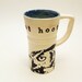 Travel Mug with Lid Eco Friendly Owls Hoot 19 Ounces