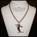 Hand Forged Copper Dachshund Pendant with Copper Chain