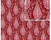 SALE - Half  Yard - NEW Amy Butler - Love Collection - Cypress Paisley in Wine