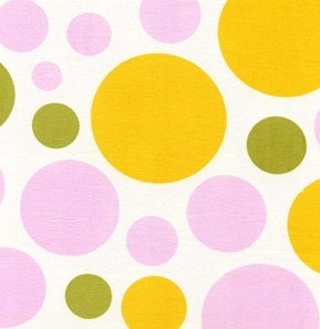 SALE 1 yard of Nicey Jane by Heather Bailey - Dream Dot in Clementine