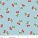 SALE - 1 yard of Riley Blake - Sew Cherry - Cherries in Blue