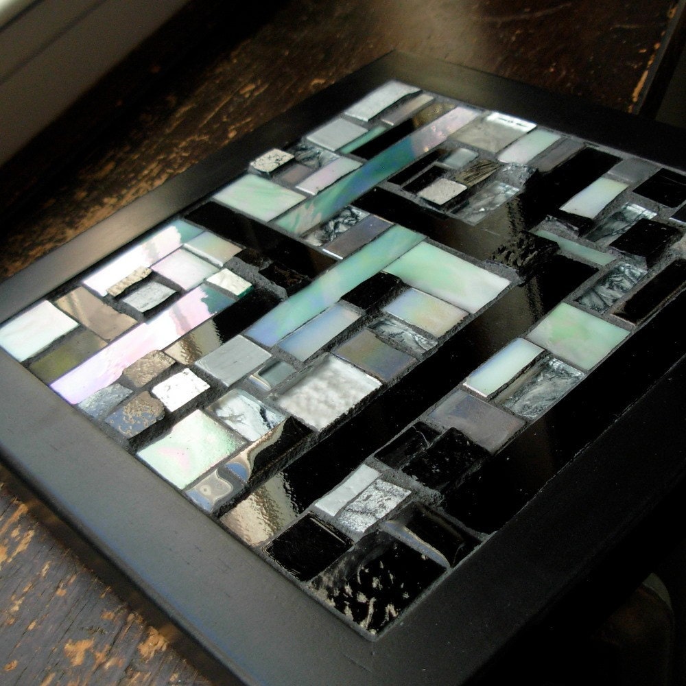 Mosaic Tile in Film Noir Patchwork
