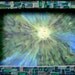 Sun Trees Oil Pastel and Mosaic Frame from Marzanne Collaboration